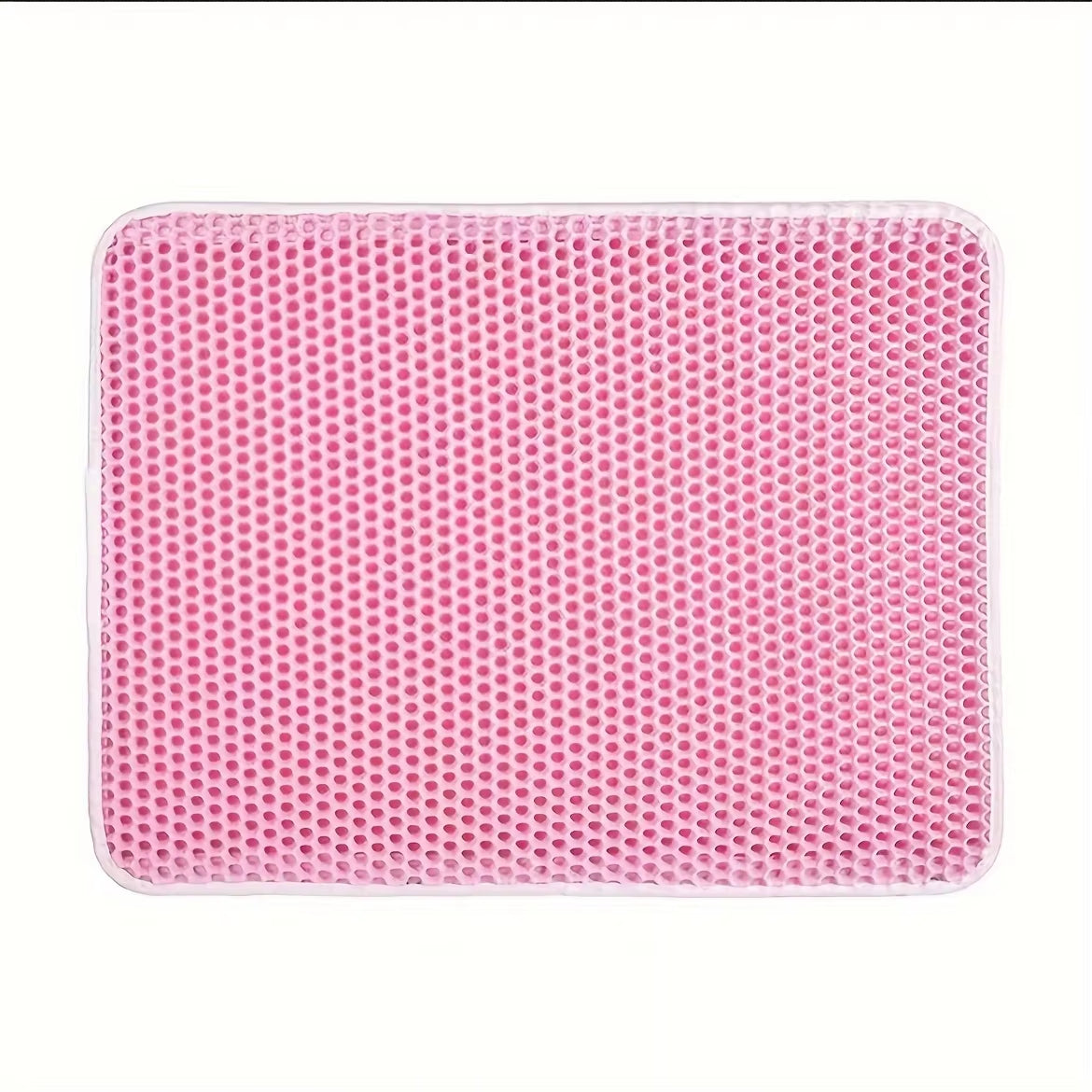 Alfombrilla grande para arena de gato – Diseño avanzado de panal para una limpieza fácil, impermeable y con control de dispersión para un hogar más limpio.

Large cat litter mat with honeycomb design to trap litter, waterproof and easy to clean, ideal for keeping floors clean and free of scattered litter.